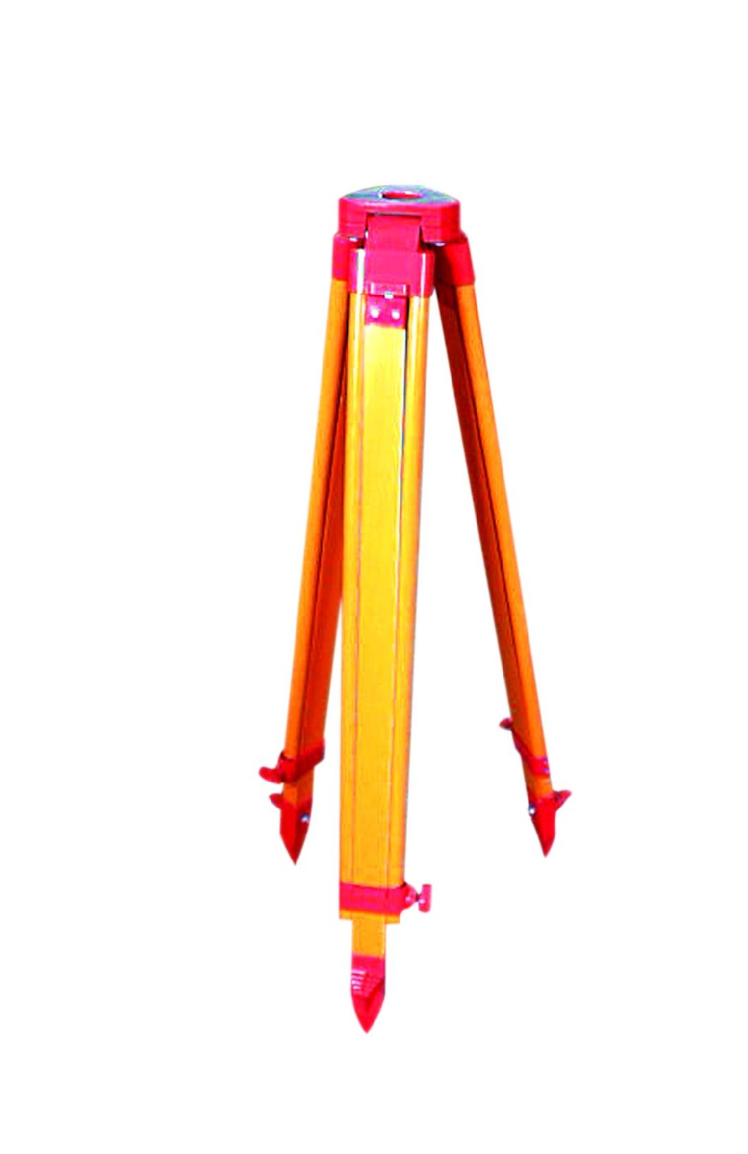 Flat Head Total Station Wooden Tripod